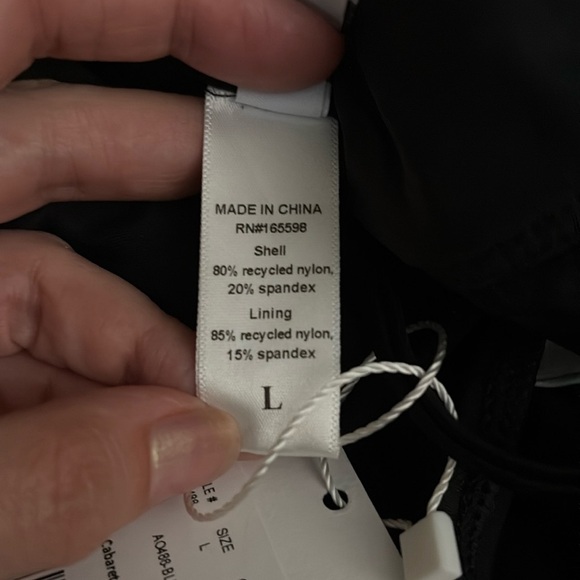 Andie The Cabarete One Piece Swimsuit Black size L NWT - Picture 9 of 9